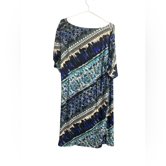 Laura 4 Season Dress, Cowl Neck, Short Sleeve, Stretchy, Comfortable - Picture 4 of 8